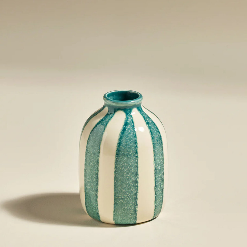 Vase Décoratif RIVIERA bleu sarah - MAISON SARAH LAVOINE