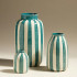 Vase Décoratif RIVIERA bleu sarah - MAISON SARAH LAVOINE
