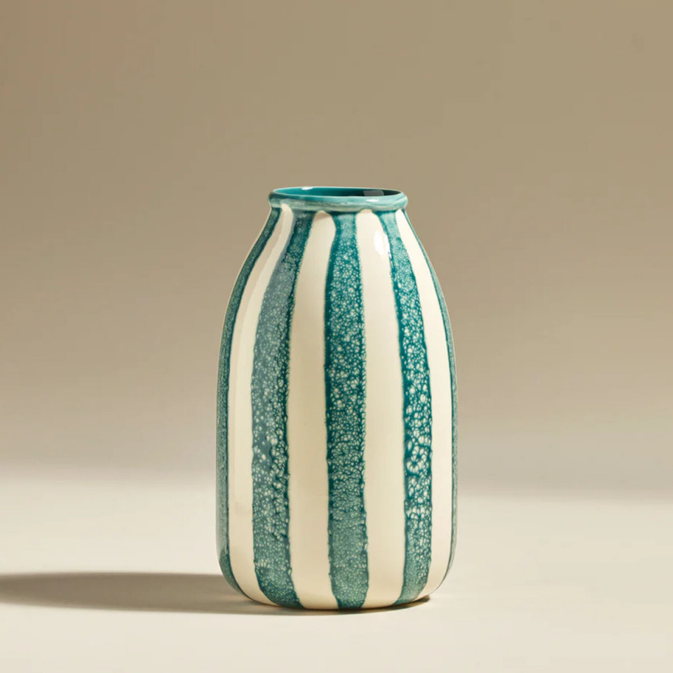 Vase Décoratif RIVIERA bleu sarah - MAISON SARAH LAVOINE