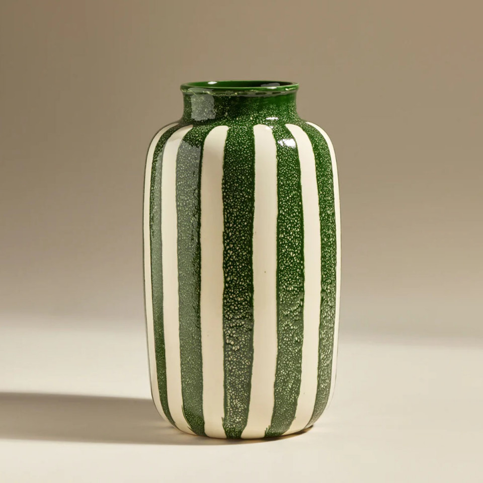 Vase Décoratif RIVIERA vert - MAISON SARAH LAVOINE