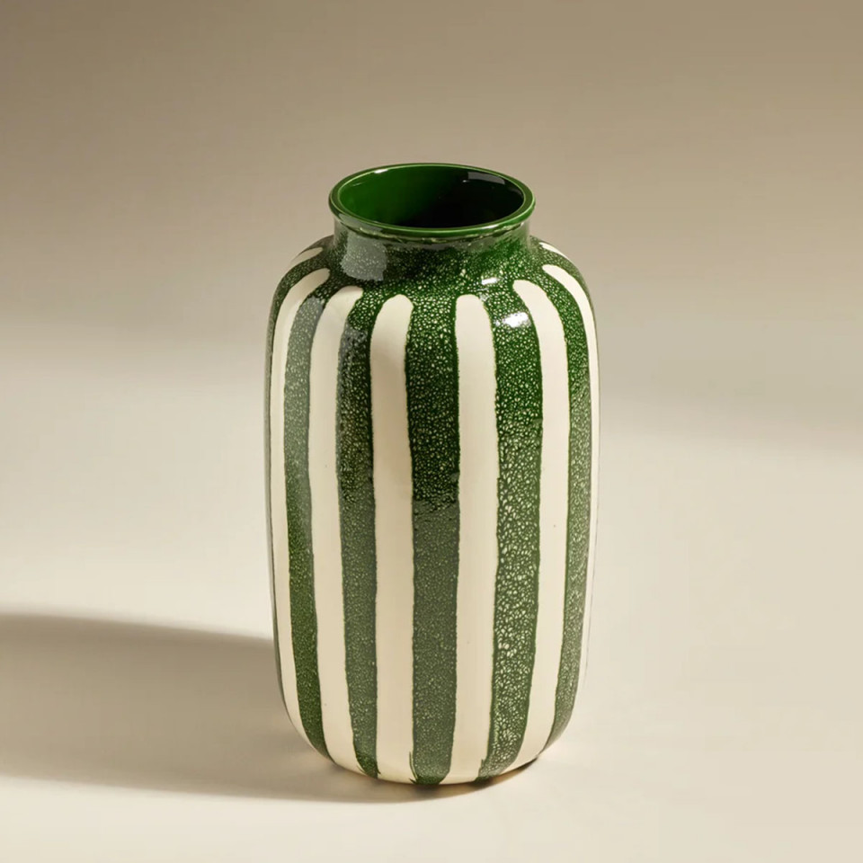 Vase Décoratif RIVIERA vert - MAISON SARAH LAVOINE