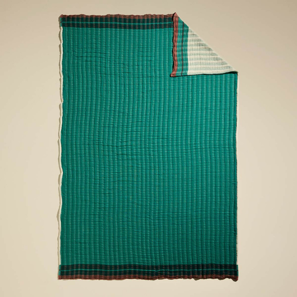 Plaid CAMINO amazonite - Maison Sarah Lavoine