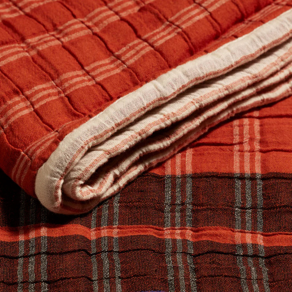 Plaid CAMINO terracotta - Maison Sarah Lavoine