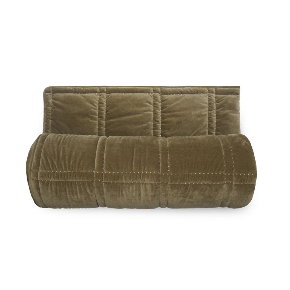 Couvre Lit Velours Surpiqué NANOOK  