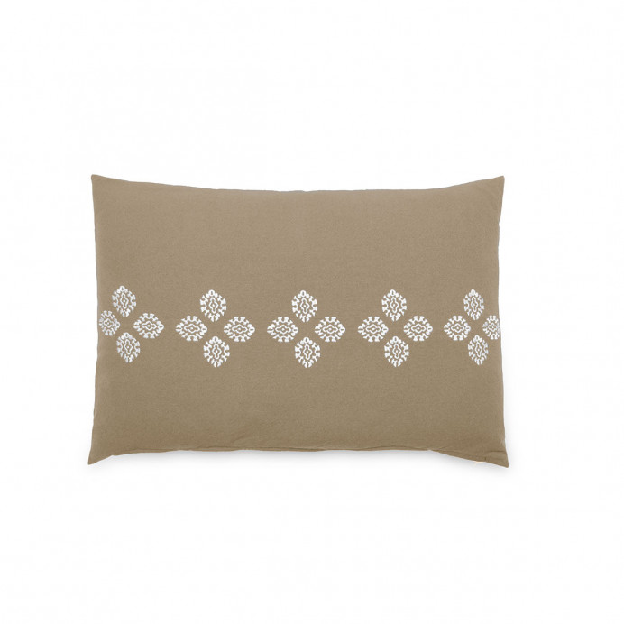 Housse de Coussin Brodé BANDANA  