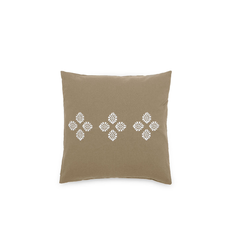 Housse de Coussin Brodé BANDANA  