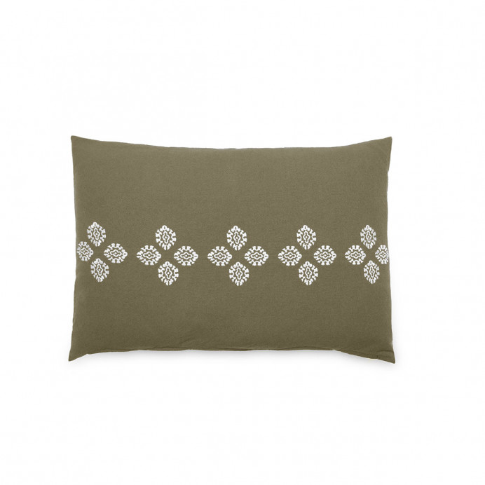 Housse de Coussin Brodé BANDANA