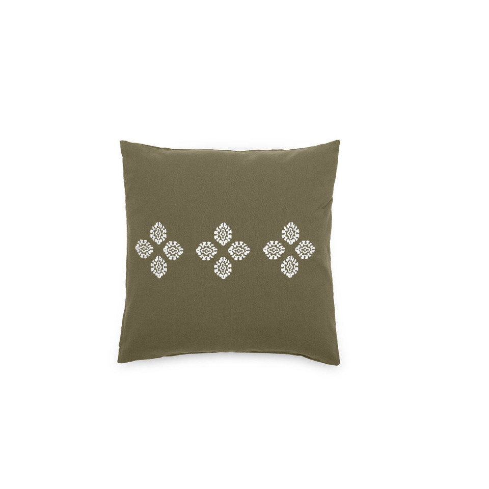 Housse de Coussin Brodé BANDANA  