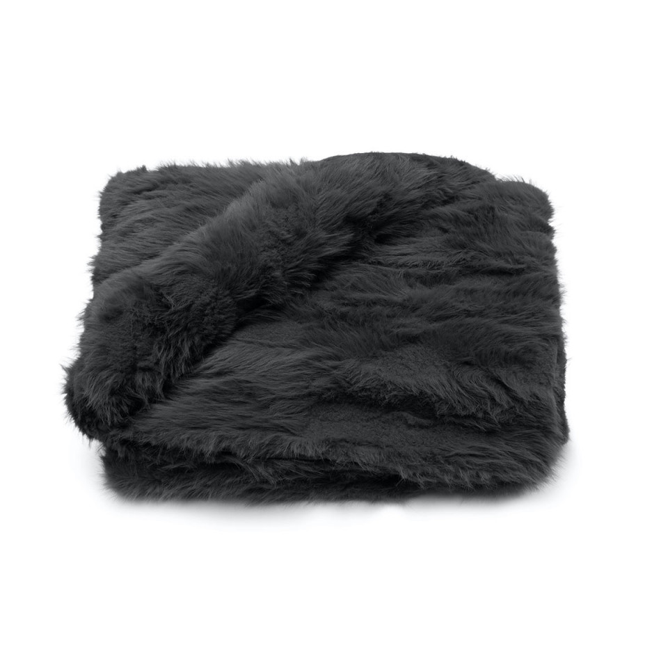 Couvre-lit Maxi Plaid en Fourrure LHASSA 