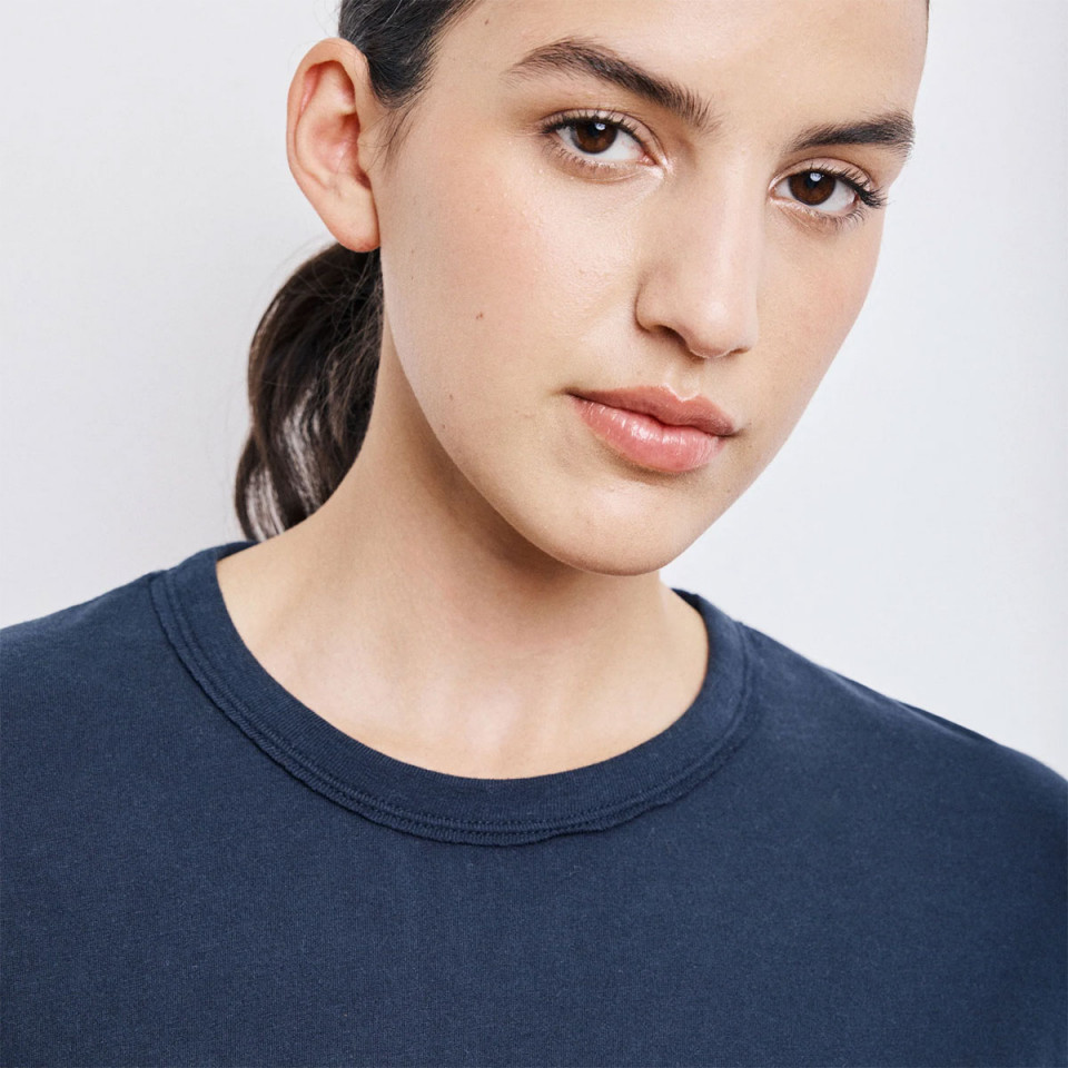 Tee shirt Col Rond TARMAC -hartford - Bleu nuit