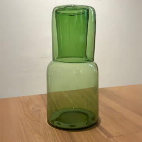 Verre + Carafe pour Table de Chevet