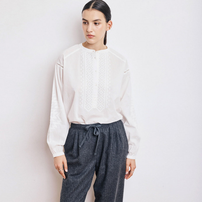 Blouse Col Rond CELESTE