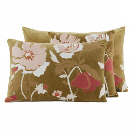 Housse de Coussin en Velours et Brodé BRISTOL