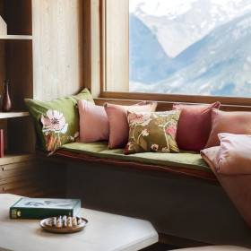 Housse de Coussin en Velours et Brodé BRISTOL