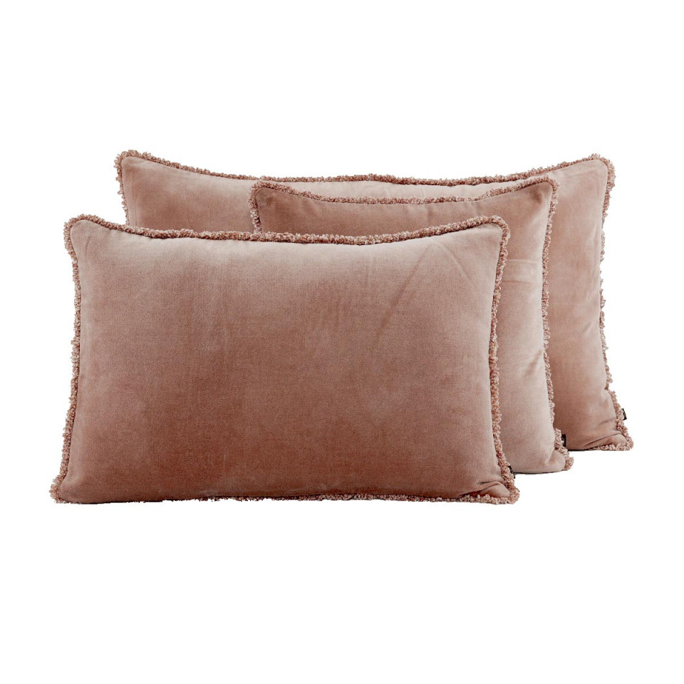 Housse de Coussin Velours Frangé KOBE