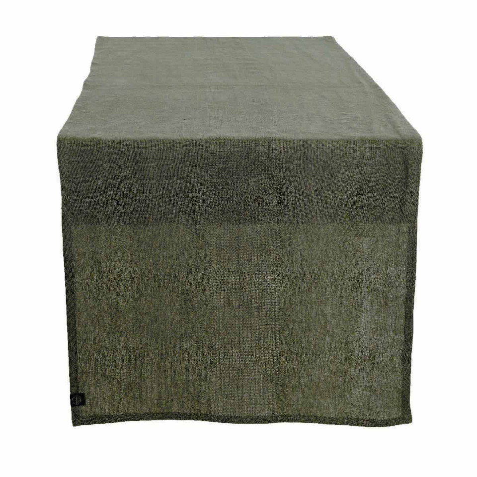 Chemin de Table Nid d'Abeille 100% Lin PISE