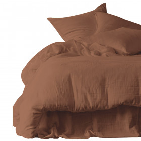 Housse de Couette En Gaze de Coton MYKONOS