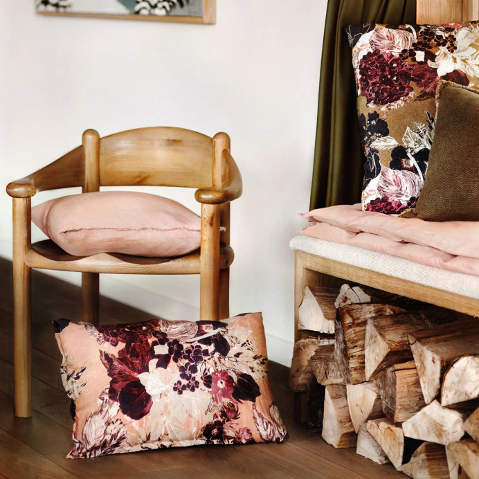 Housse de Coussin Fleuri SIENNE