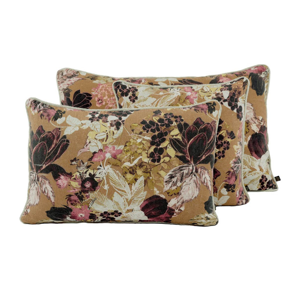 Housse de Coussin Fleuri SIENNE