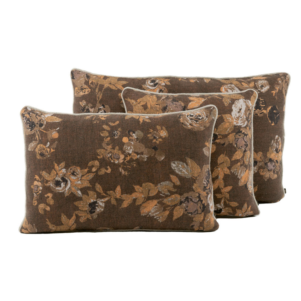 Housse de Coussin Imprimé Fleurs OSLO