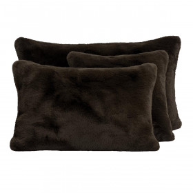 Housse de Coussin en Fausse Fourrure CHAMONIX