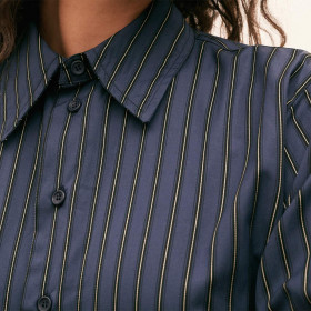 Chemise Masculine Freya Navy Chic Hod Paris