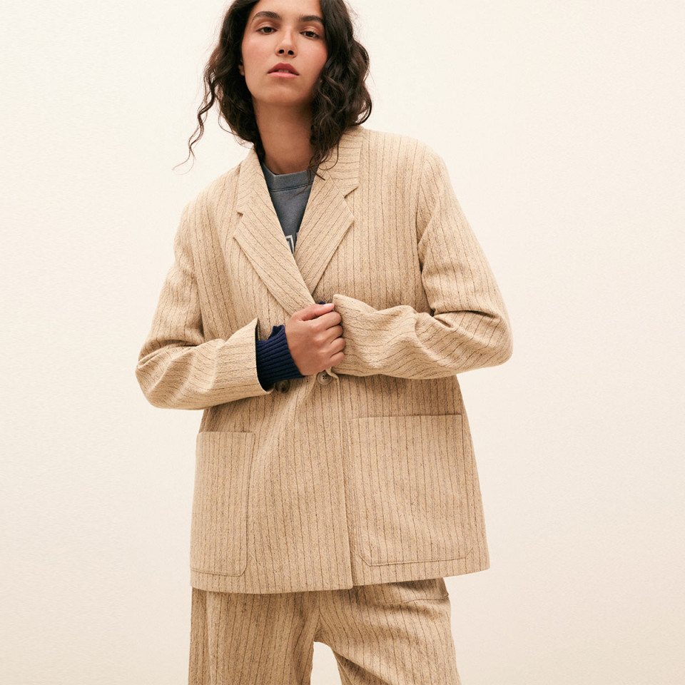 Veste Oversize Croisée Kiara dune Hod Paris