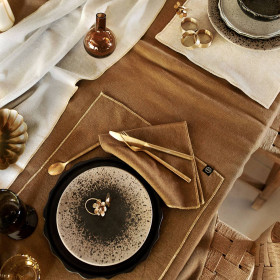 Serviette de Table Bord Doré VERONE