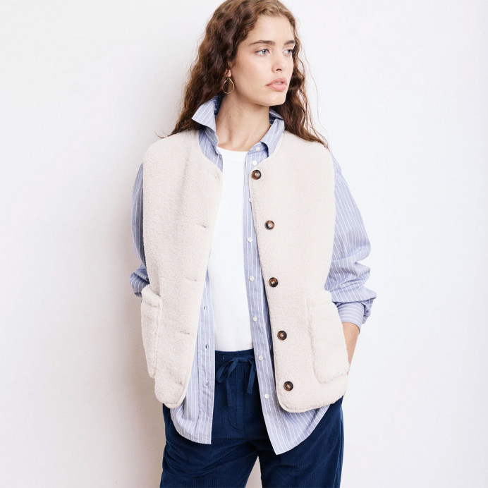 Veste Sans Manche en Mouton Sherpa VEON VEST