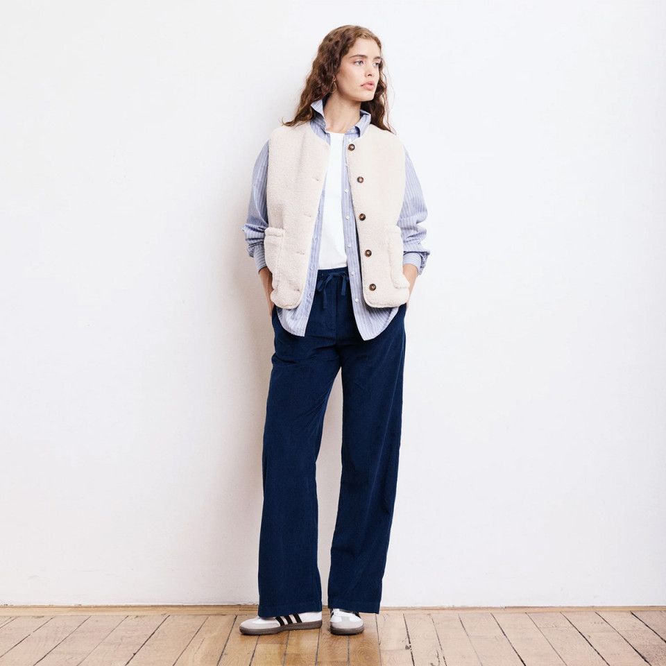 Veste Sans Manche en Mouton Sherpa VEON VEST naturel hartford