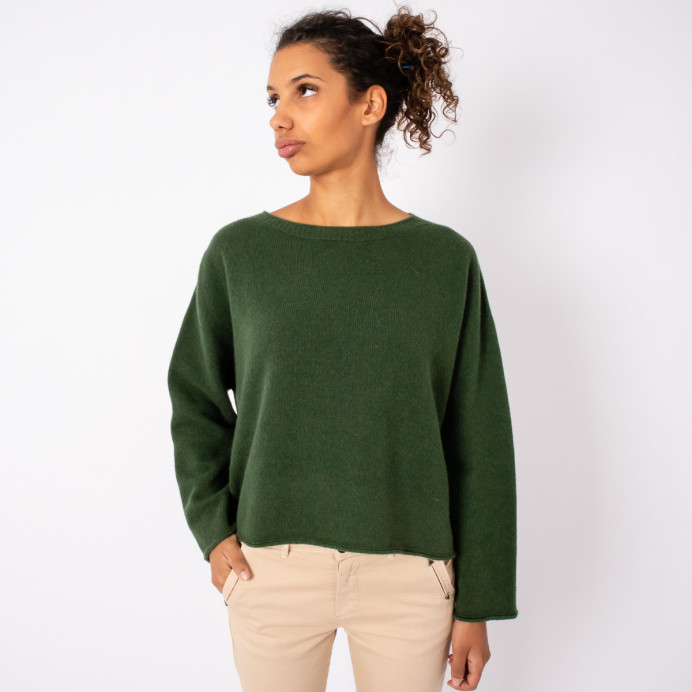 Pull en Laine Oversize Bord Franc Vanessa Garden Hod Paris