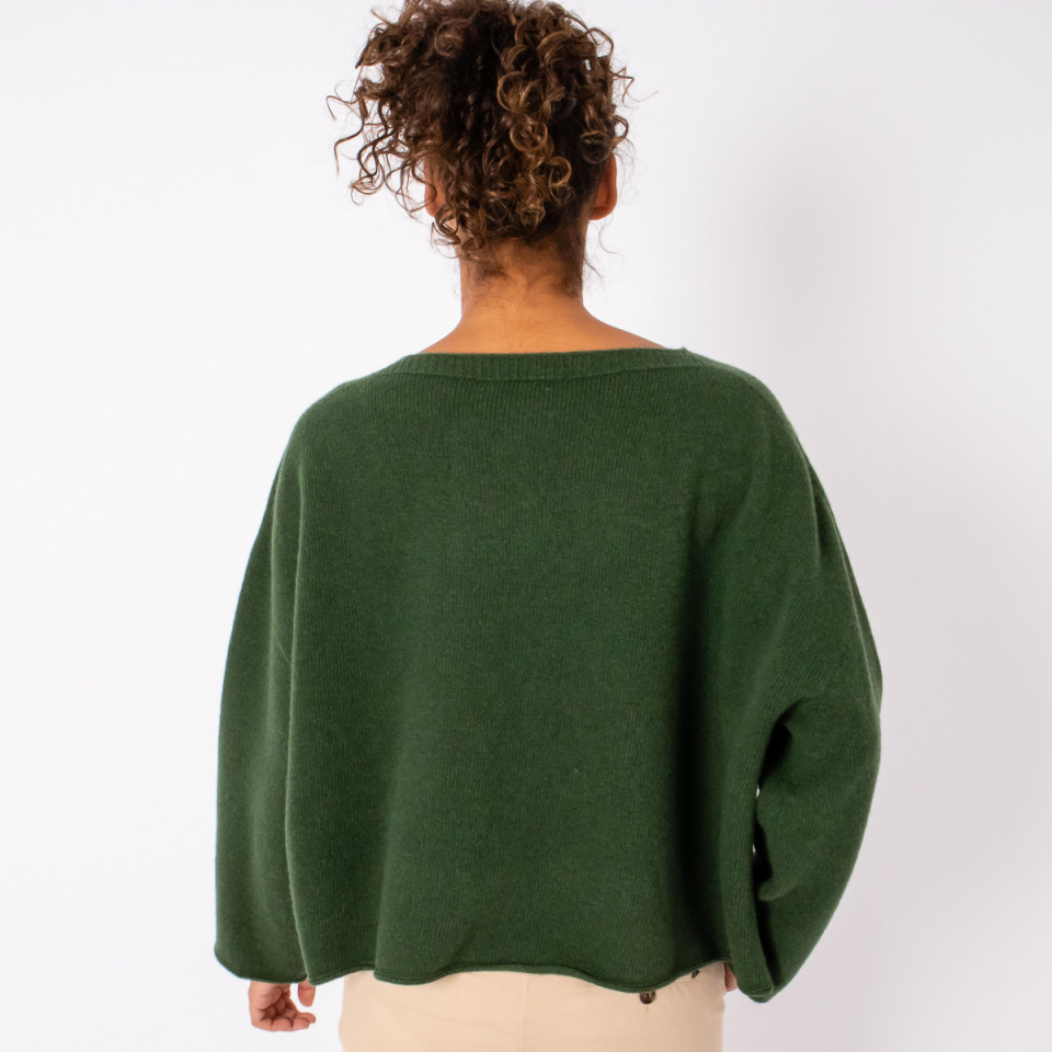 Pull en Laine Oversize Bord Franc Vanessa Garden Hod Paris