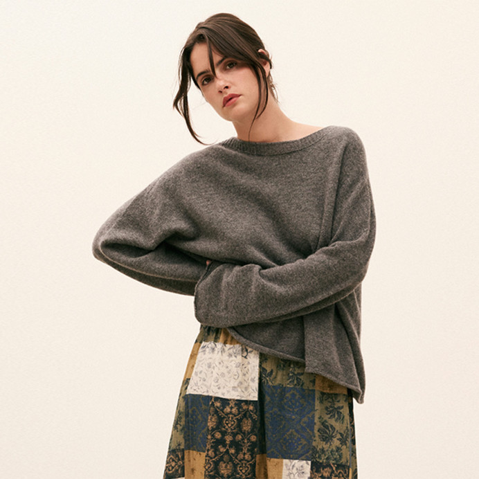 Pull en Laine Oversize Bord Franc Vanessa