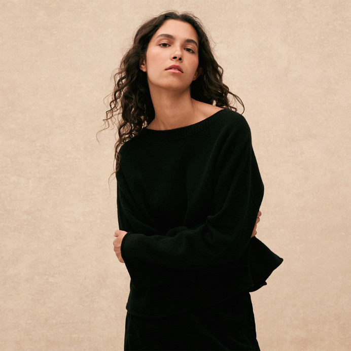 Pull en Laine Oversize Bord Franc Vanessa