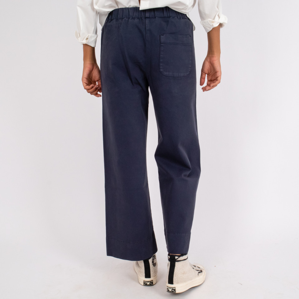 Pantalon Large en Toile Jimmy Pat Navy Hod Paris