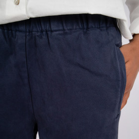 Pantalon Large en Toile Jimmy Pat Navy Hod Paris