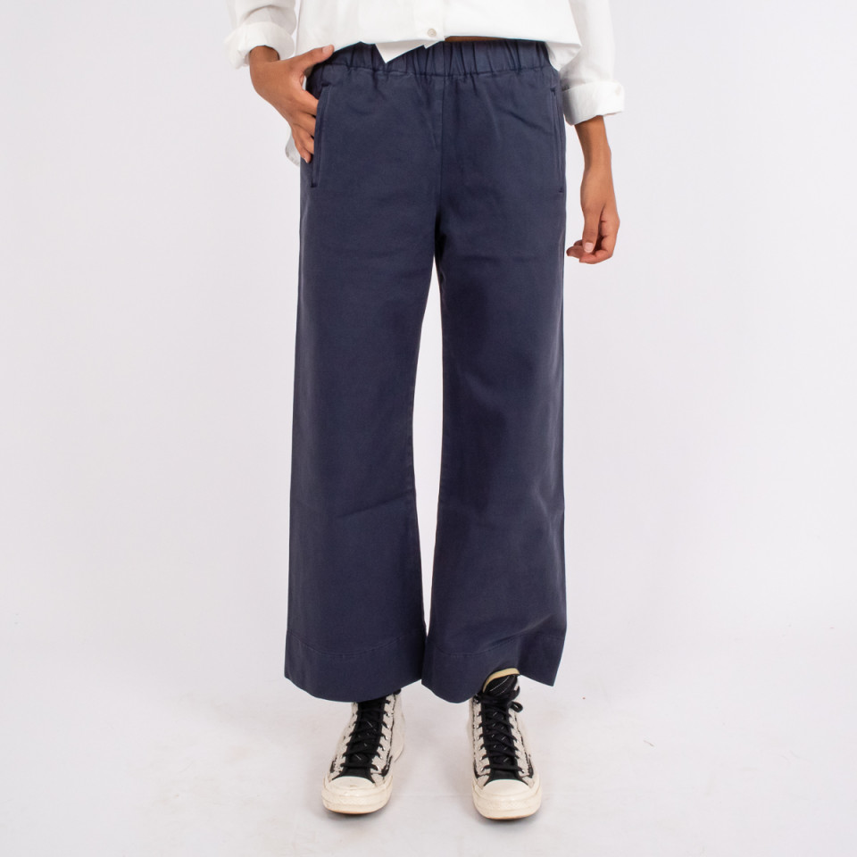 Pantalon Large en Toile Jimmy Pat Navy Hod Paris