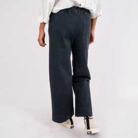 Pantalon Large en Toile Jimmy Pat Anthracite Hod Paris