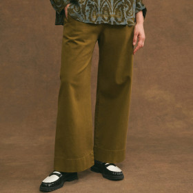 Pantalon Large en Toile Jimmy Pat Bronze Hod Paris