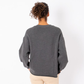 Gilet Coton Bord Franc Valentine Anthracite Hod Paris