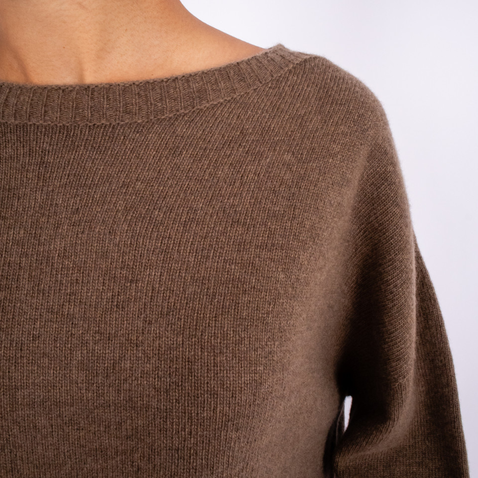 Pull en Laine Oversize Bord Franc Vanessa Army Hod Paris