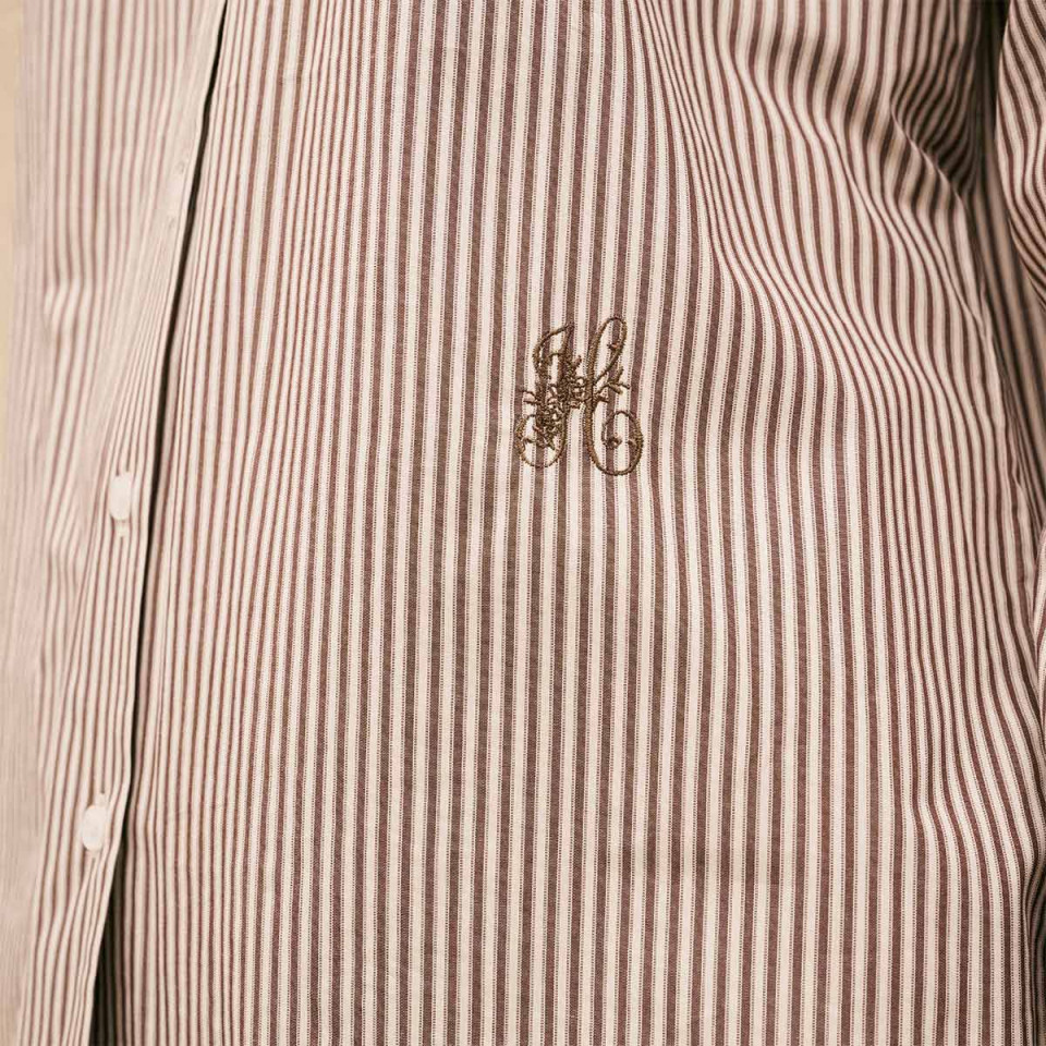 Chemise Col Rond Saskia - hod paris -  Nut