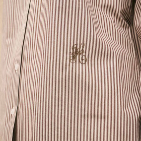 Chemise Col Rond Saskia - hod paris -  Nut