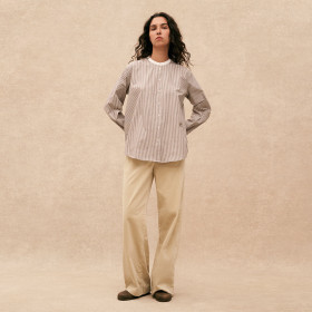 Chemise Col Rond Saskia - hod paris -  Nut