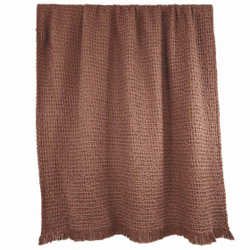 Couvre-lit et Plaid TEMPO Nid d'Abeille