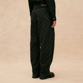 Pantalon Carotte Barrel black denim dot Hod PAris