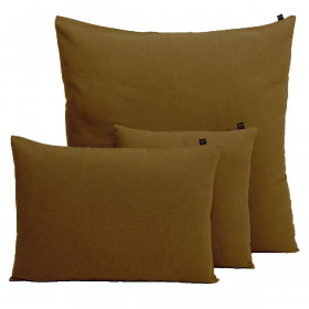 Housse de Coussin Uni Lin et Coton FIGARI  