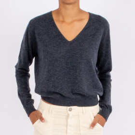 Pull Col V JOELLE Anthracite Hod Paris