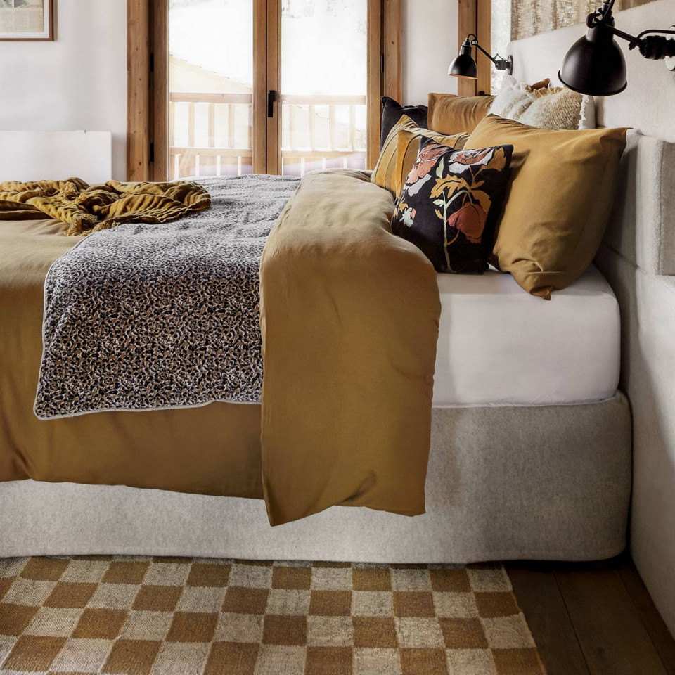 Housse de Couette en Lin Lavé et Coton LIMY  