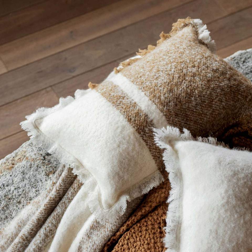 Housse de Coussin Frangé MEGEVE